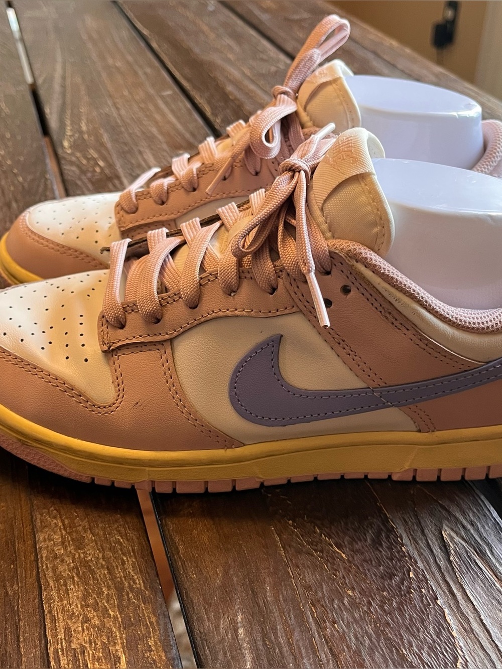 Nike Dunk Low Pink Oxford Purple White Sneaker Retro Women’s Size 8